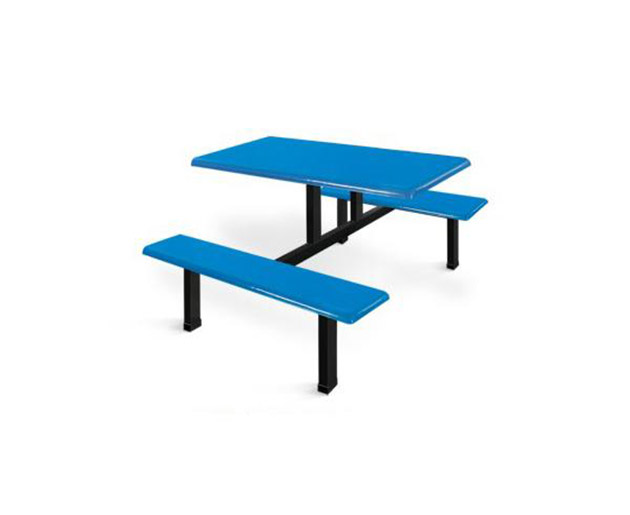 长桌长椅组合餐桌椅