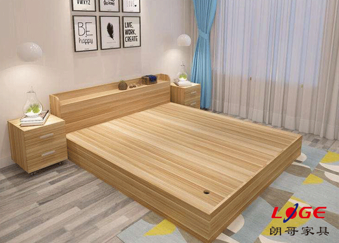 公寓实木床