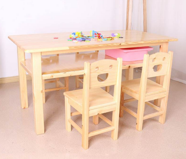 实木课桌椅